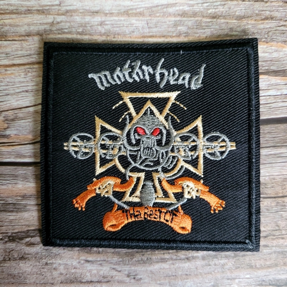 Motorhead Heavy Metal Rock Vintage 90's Embroidered Iron on Patch
